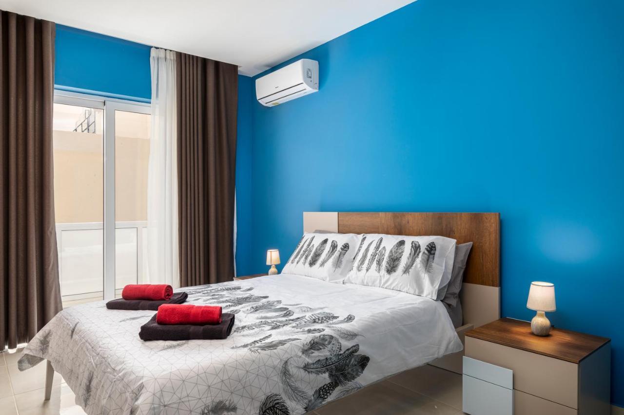 Modern 3Br Stylish Apartment With Large Balcony - Close To St Julians And St Georges Bay Is-Swieqi ภายนอก รูปภาพ